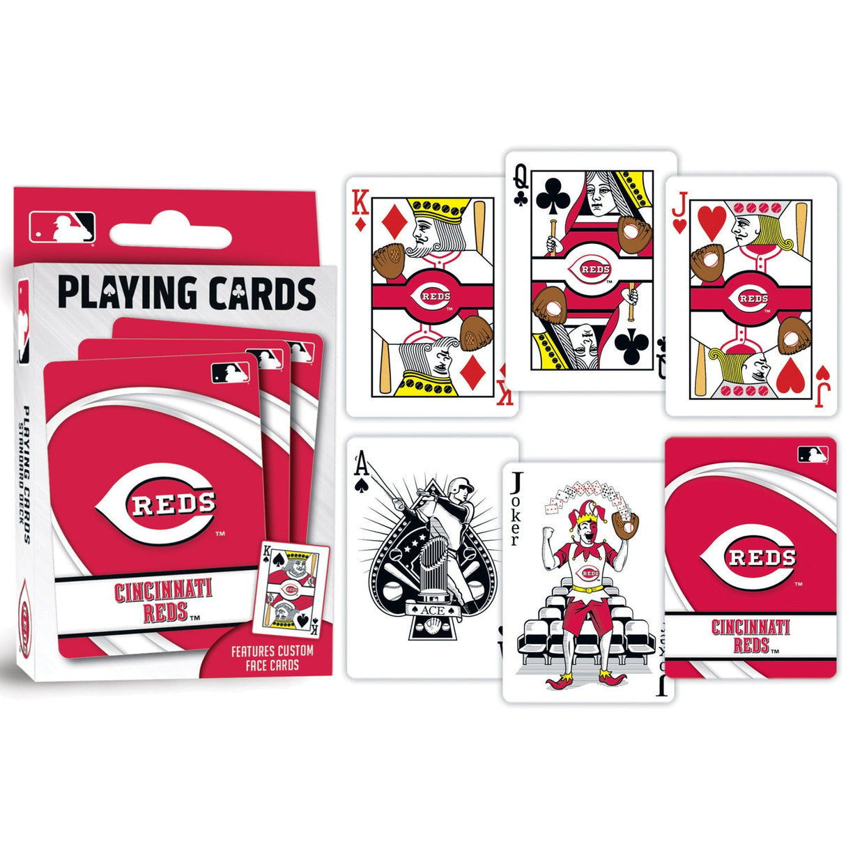 Cincinnati Reds Playing Cards - 54 Card Deck