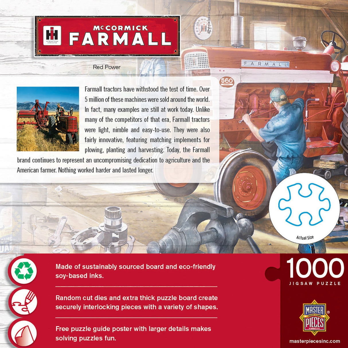 Farmall - Red Power 1000 Piece Jigsaw Puzzle