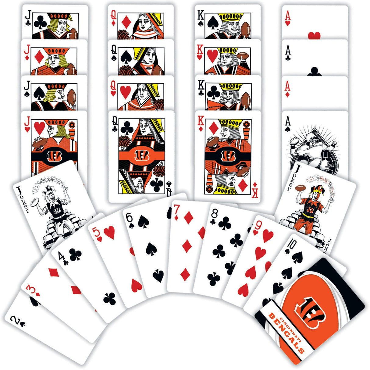 Cincinnati Bengals Playing Cards - 54 Card Deck