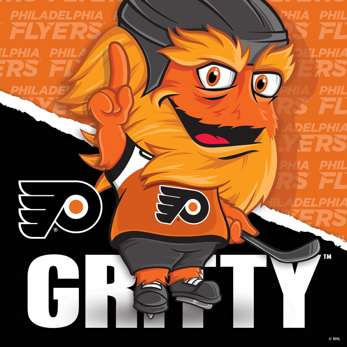 Gritty - Philadelphia Flyers Mascot 100 Piece Jigsaw Puzzle