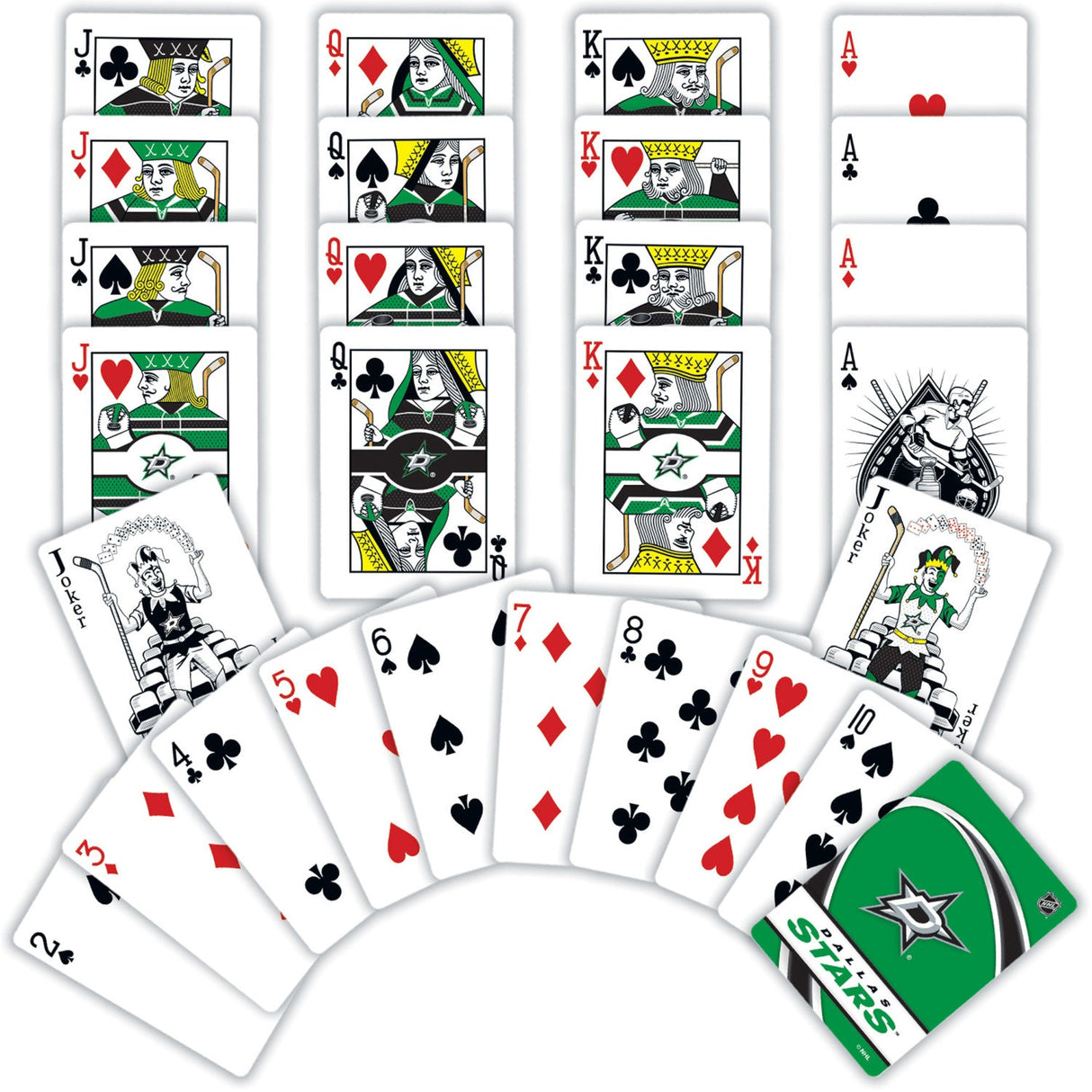 Dallas Stars Playing Cards - 54 Card Deck