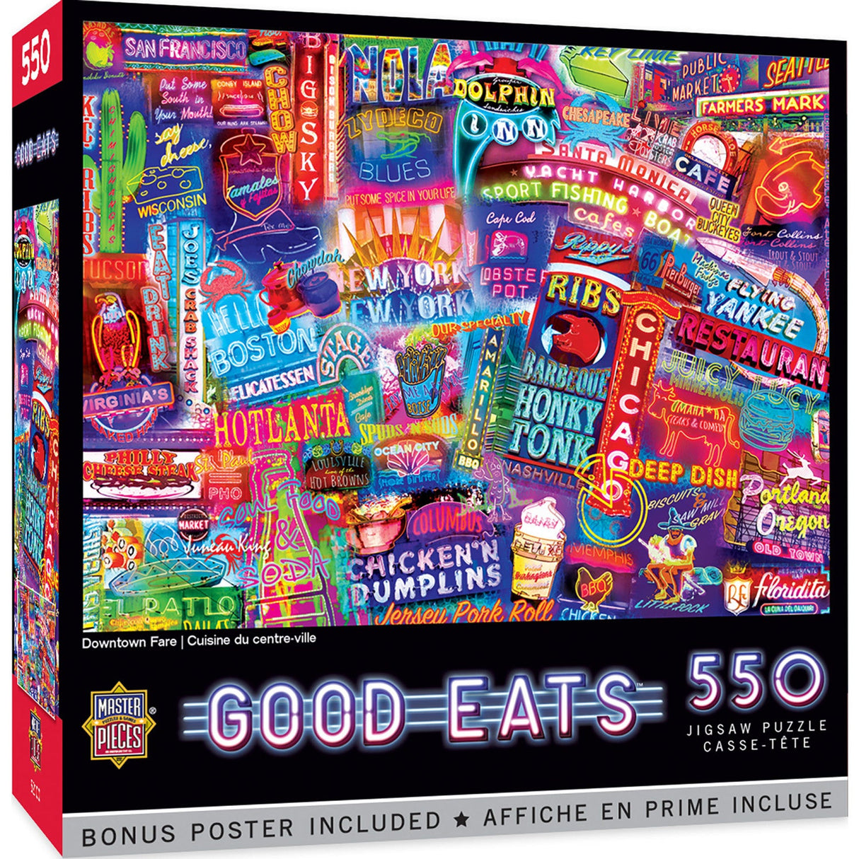 Good Eats - Downtown Fare 550 Piece Jigsaw Puzzle