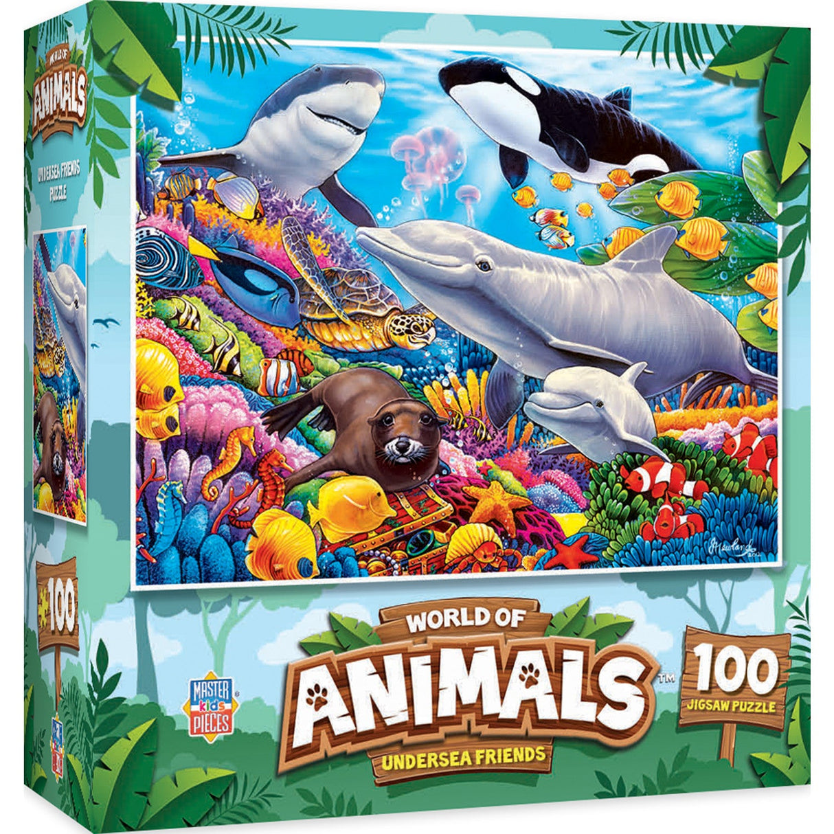 World of Animals - Undersea Friends 100 Piece Jigsaw Puzzle