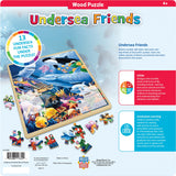 Wood Fun Facts - Undersea Friends 48 Piece Wood Jigsaw Puzzle