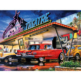 Drive-Ins, Diners & Dives - Starlite Drive-In 550 Piece Jigsaw Puzzle