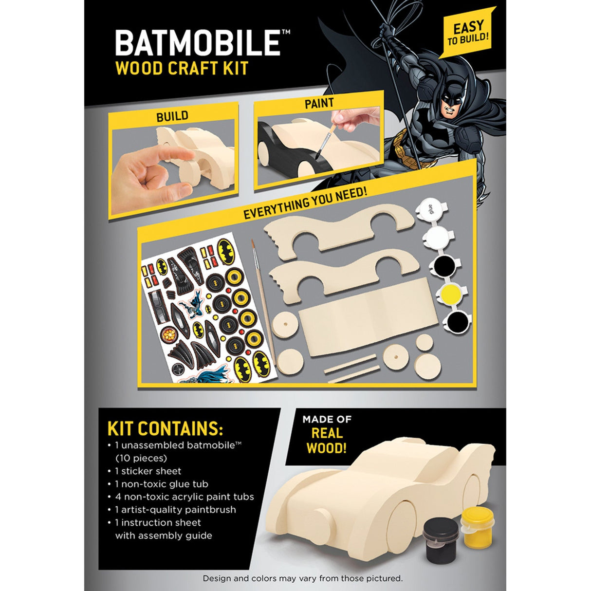 Warner Bros Batman - Batmobile Buildable Mini Kit