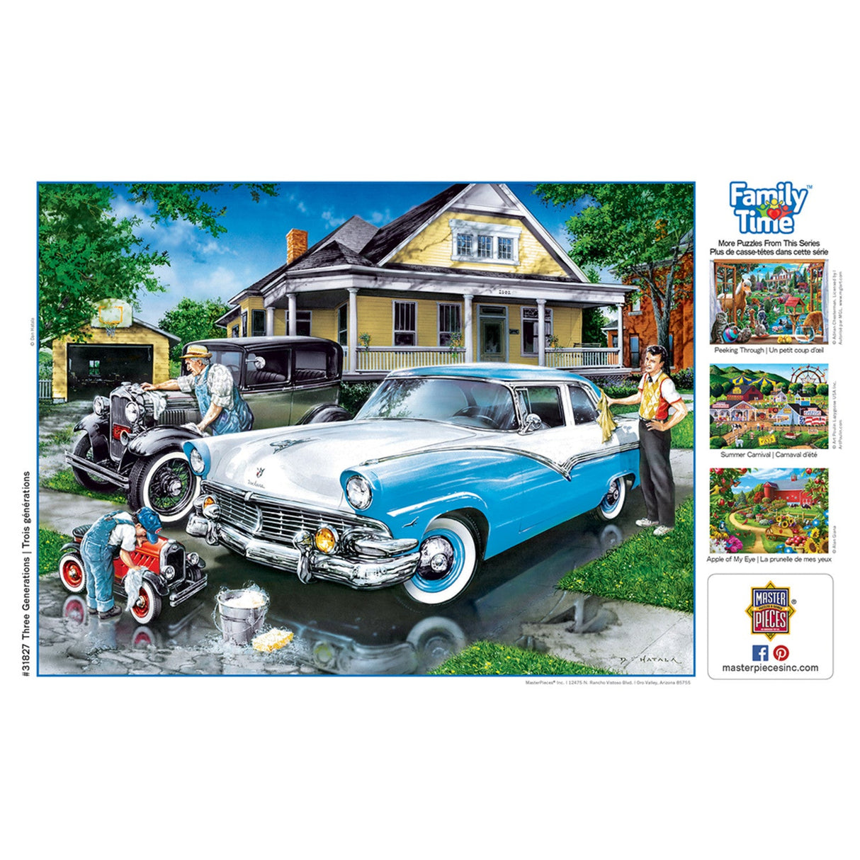 Family Time - Three Generations 400 Piece Jigsaw Puzzle