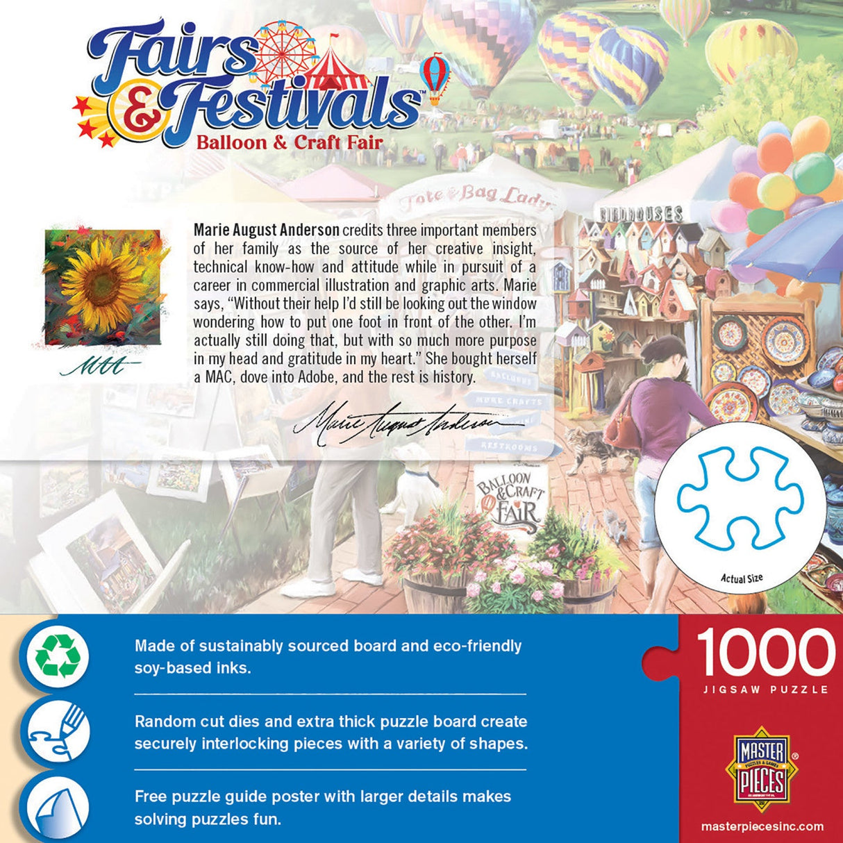 Fairs & Festivals - Balloon & Craft Fair 1000 Piece Jigsaw Puzzle