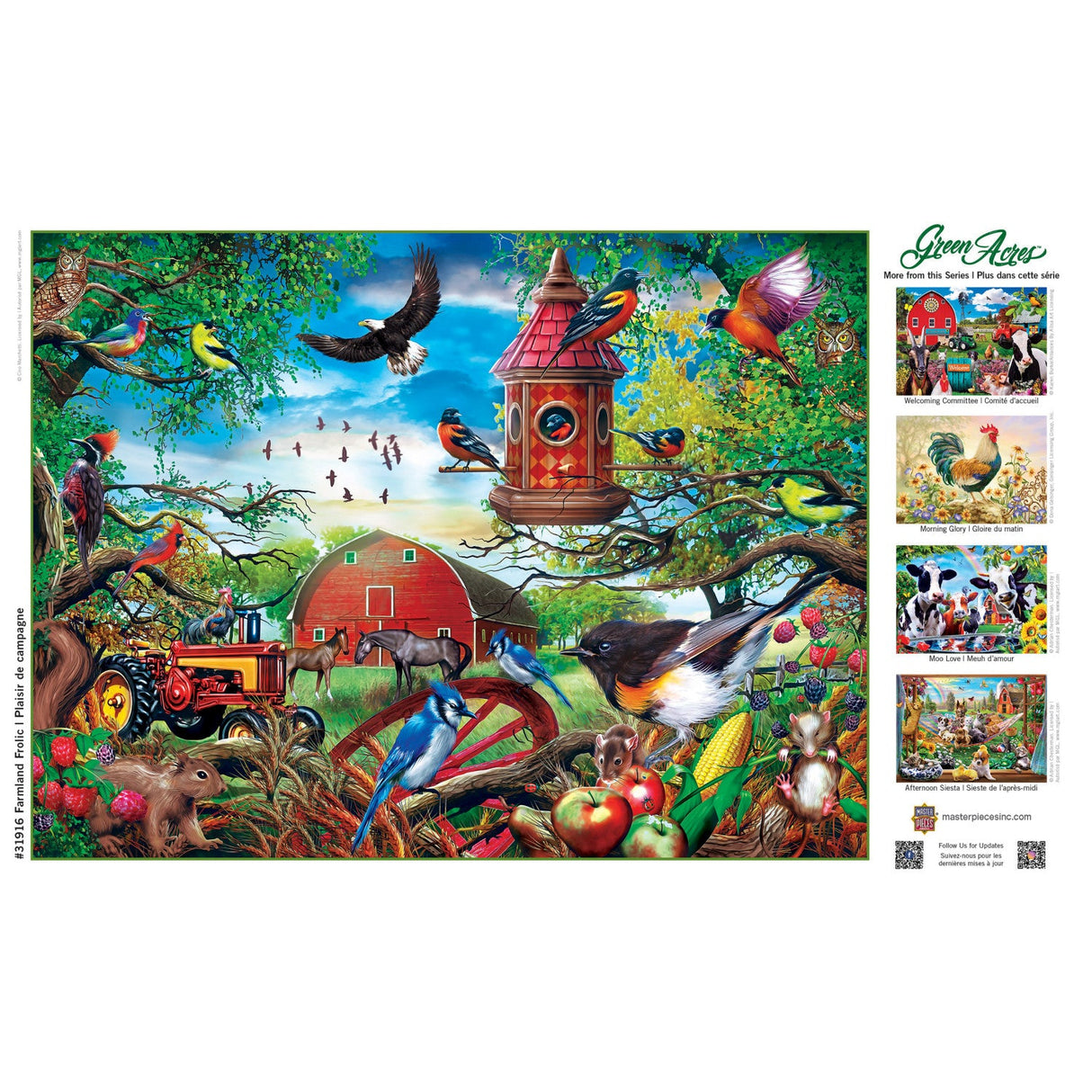 Green Acres - Farmland Frolic 300 Piece EZ Grip Jigsaw Puzzle