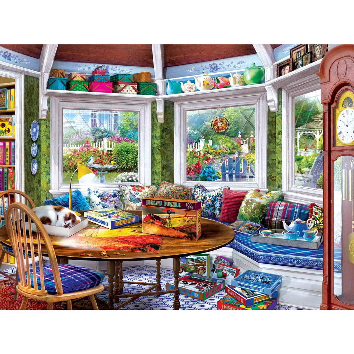 Home Sweet Home - Puzzler's Retreat 500 Piece Jigsaw Puzzle