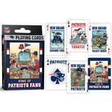 New England Patriots Fan Deck Playing Cards - 54 Card Deck