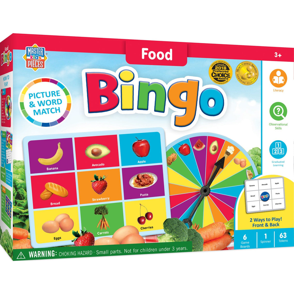 Food Bingo Game