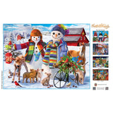 Happy Holidays - Snow Family McDonald 300 Piece EZ Grip Jigsaw Puzzle