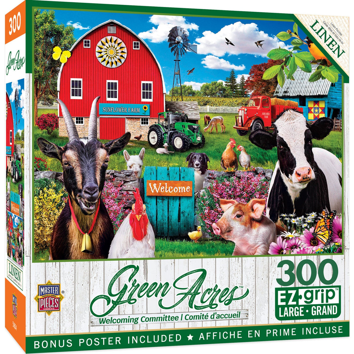 Green Acres - Welcoming Committee 300 Piece EZ Grip Jigsaw Puzzle