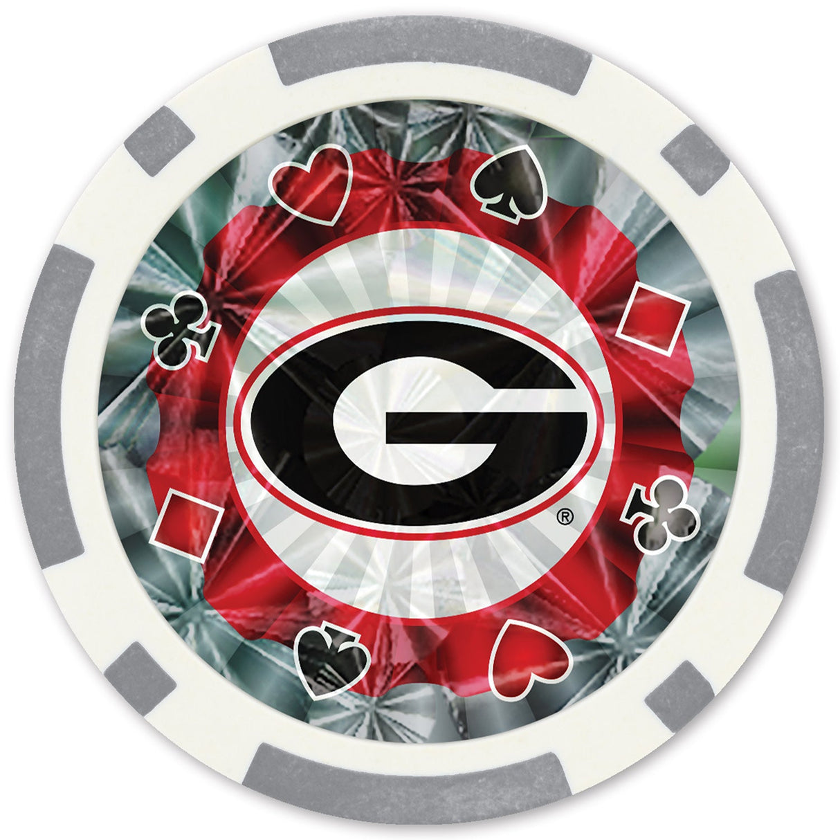 Georgia Bulldogs 20 Piece Poker Chips