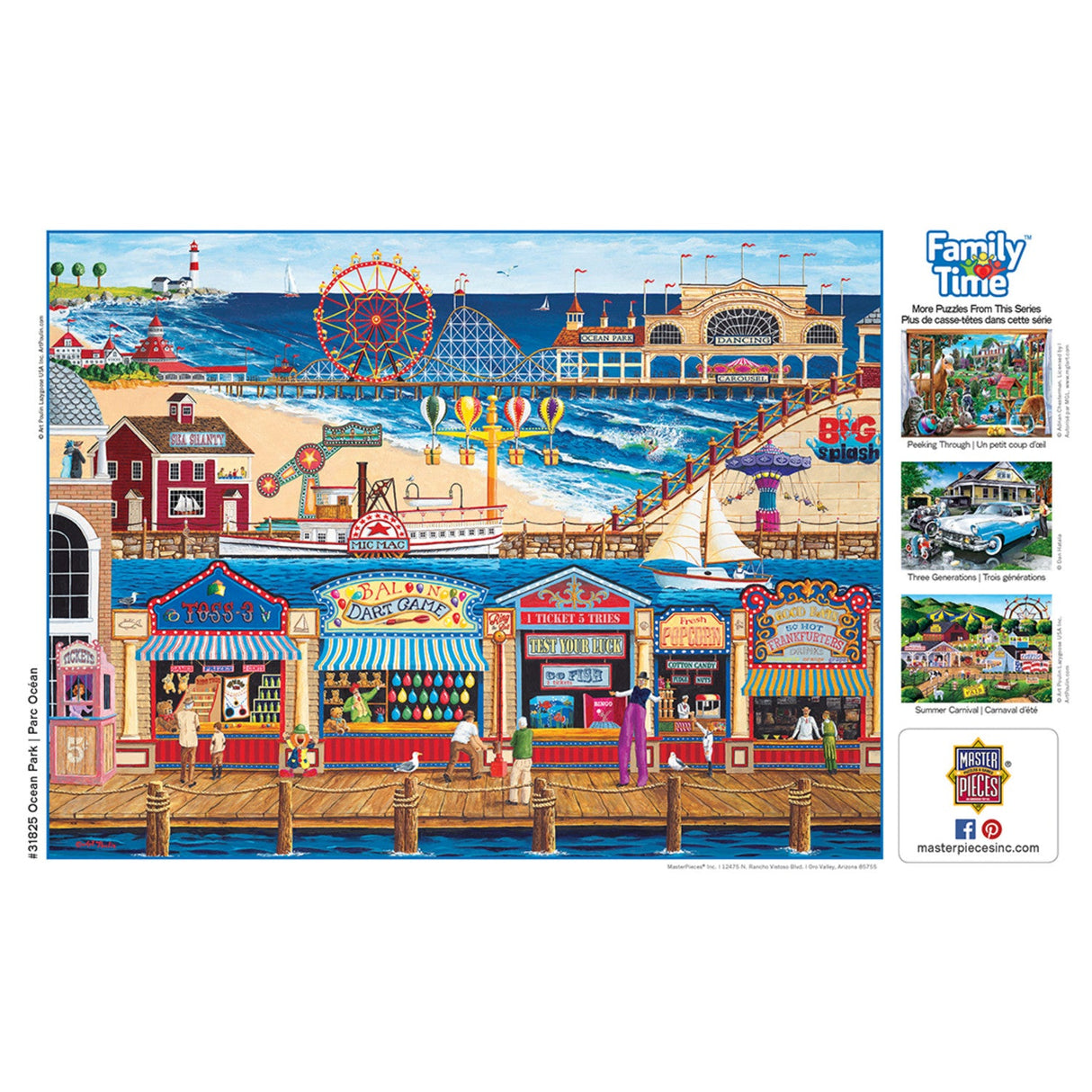 Family Time - Ocean Park 400 Piece Jigsaw Puzzle