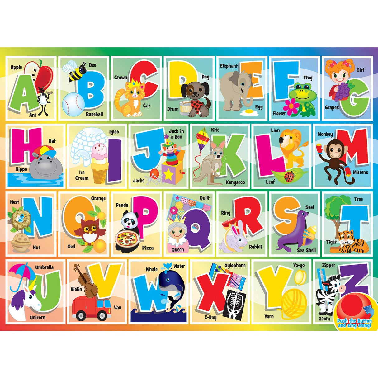 Alphabet Song - 24 Piece Musical Floor Jigsaw Puzzle