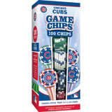 Chicago Cubs 100 Piece Poker Chips