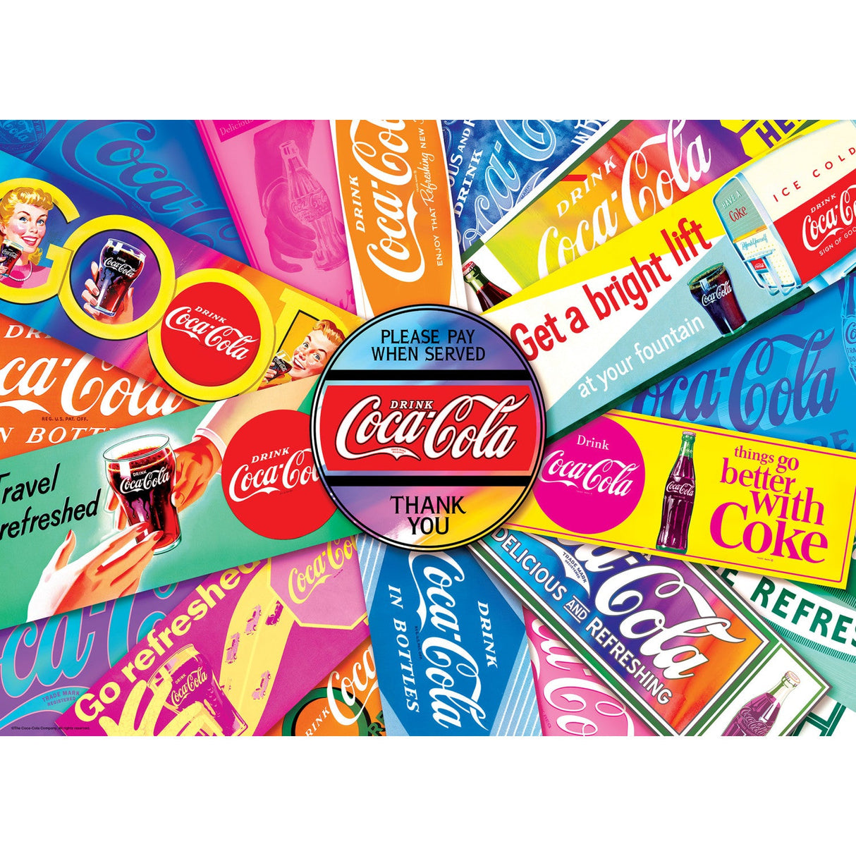 Coca-Cola - Signs of the Times 1000 Piece Jigsaw Puzzle