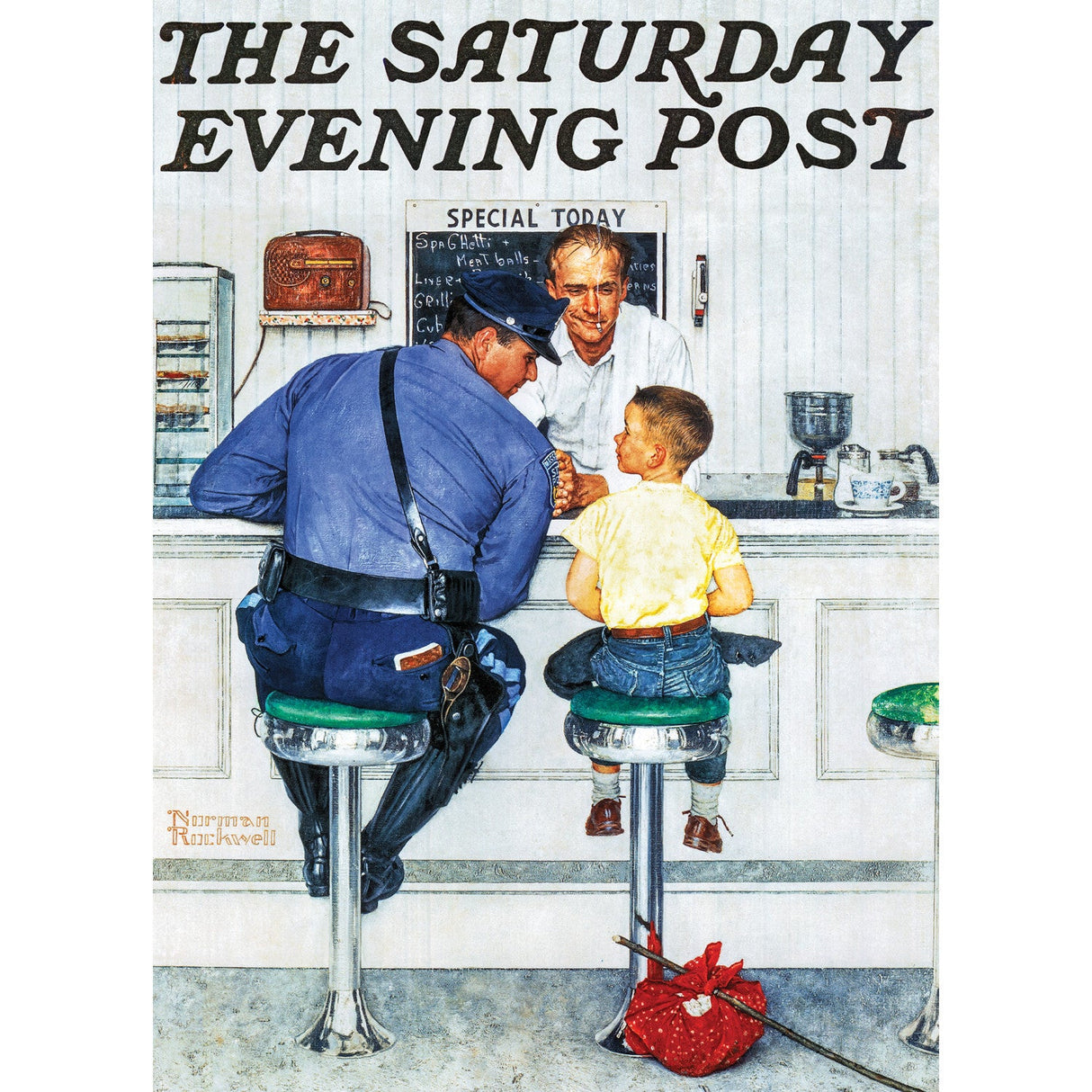 Saturday Evening Post - The Runaway 1000 Piece Jigsaw Puzzle