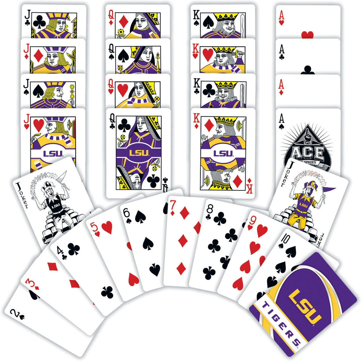 LSU Tigers Playing Cards - 54 Card Deck