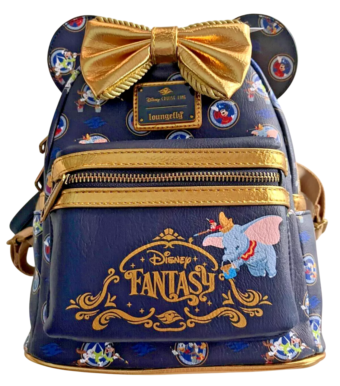 Loungefly Disney Cruise Line DCL Disney Fantasy Ship Dumbo Mini Backpack