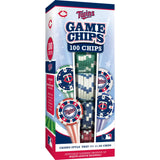 Minnesota Twins 100 Piece Poker Chips