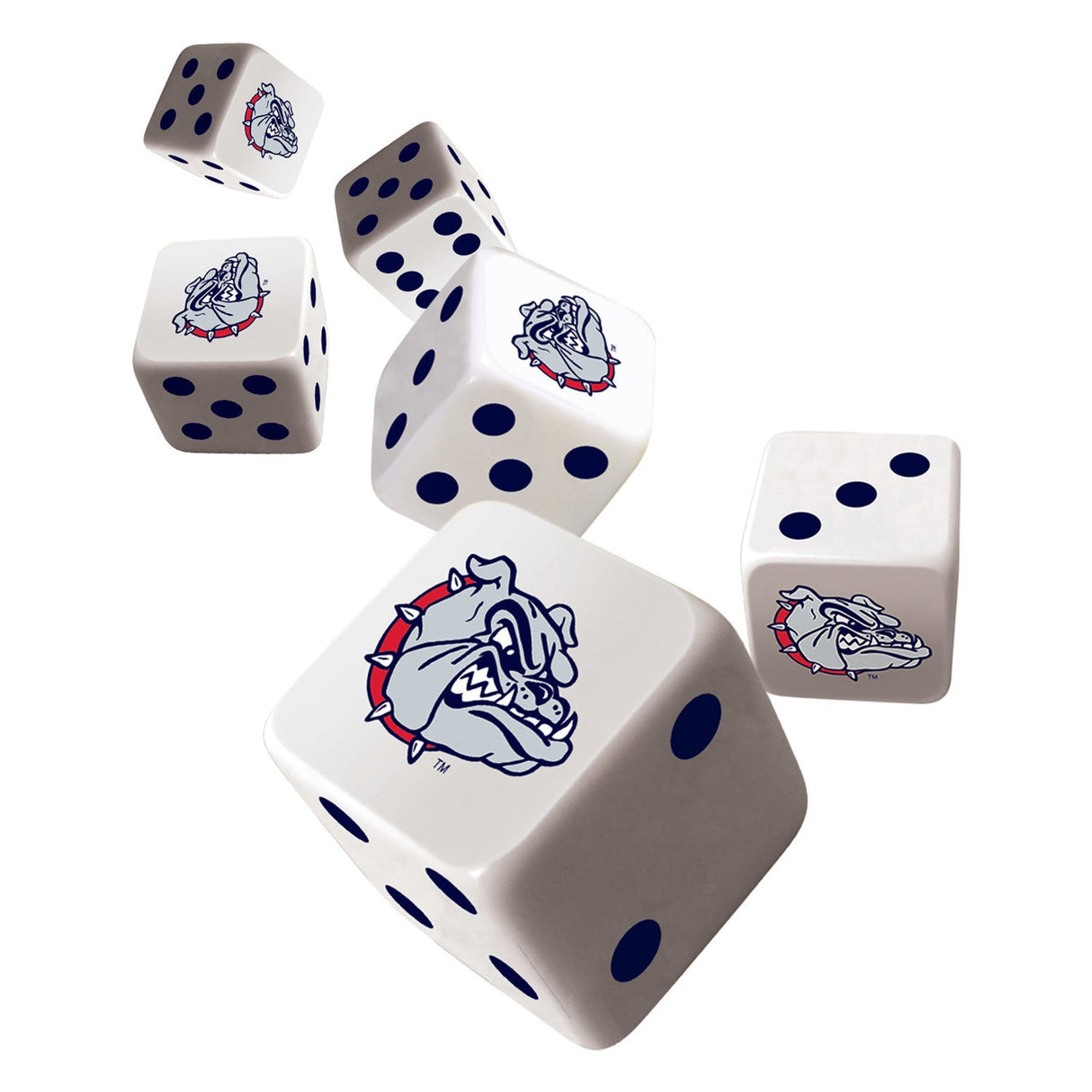 Gonzaga Bulldogs Dice Set