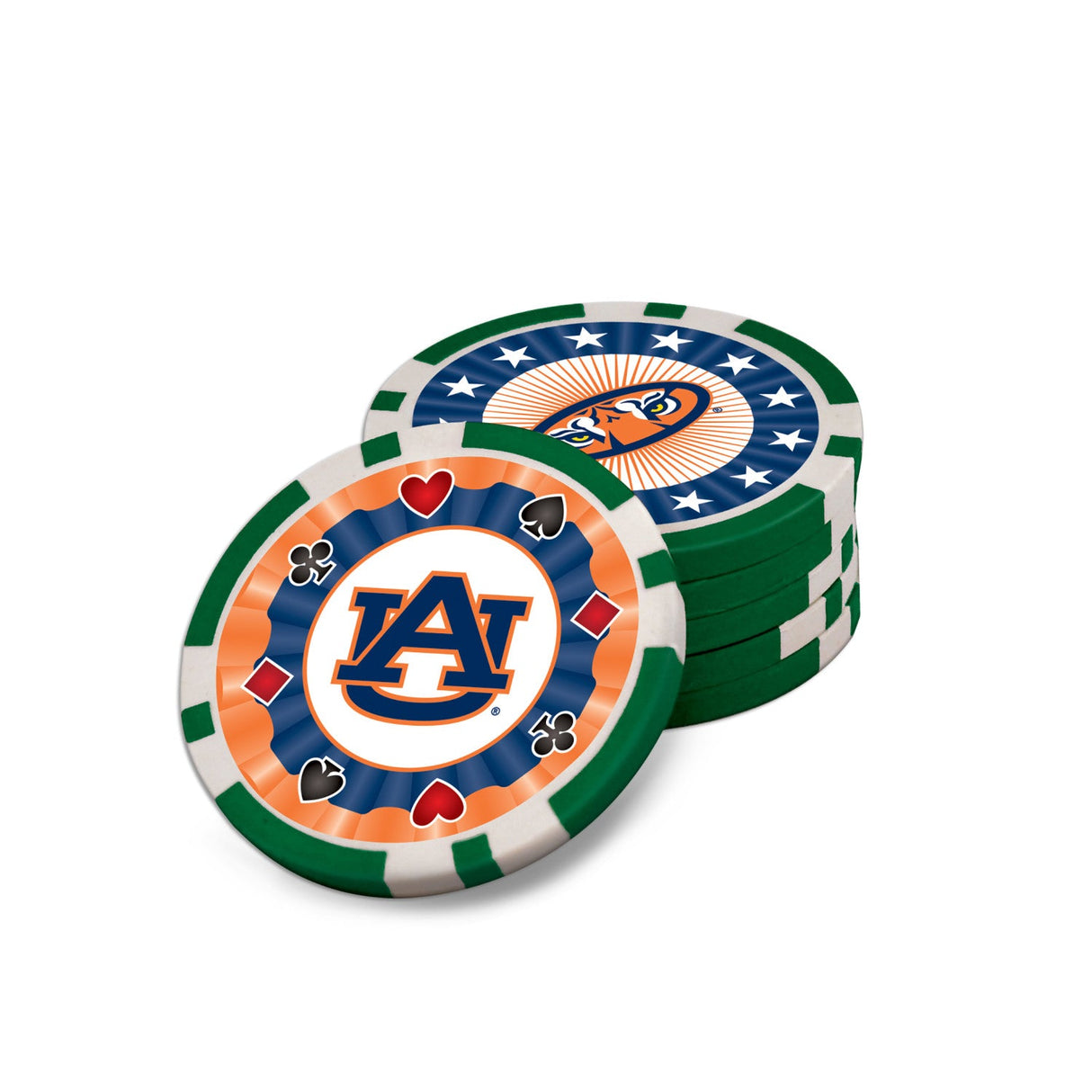 Auburn Tigers 300 Piece Poker Set