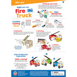 Firetruck Wood Craft & Paint Kit