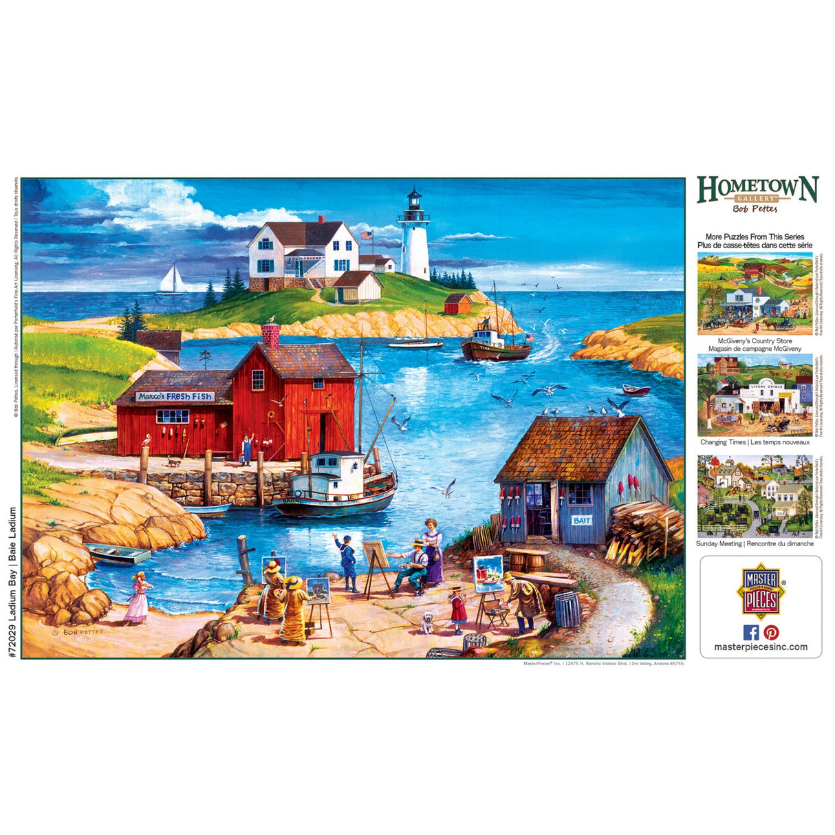 Hometown Gallery - Ladium Bay 1000 Piece Jigsaw Puzzle