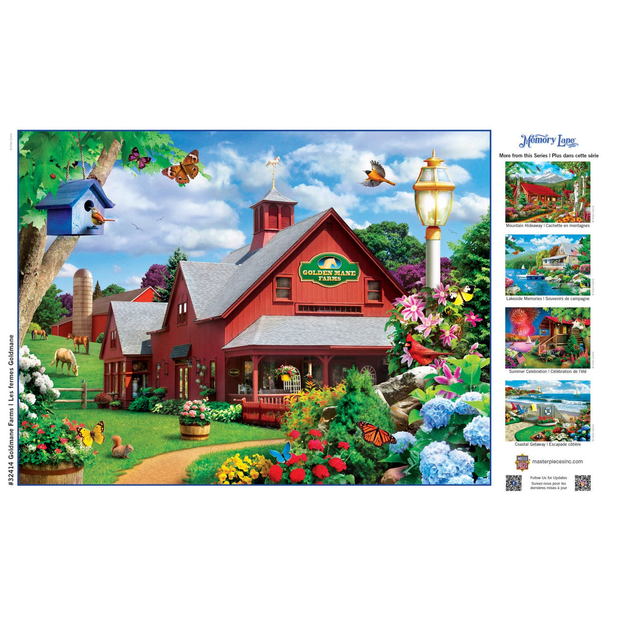 Memory Lane - Goldmane Farms 300 Piece EZ Grip Jigsaw Puzzle