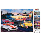 Cruisin' Route 66 - Dogs & Burgers 1000 Piece Jigsaw Puzzle