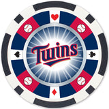 Minnesota Twins 100 Piece Poker Chips