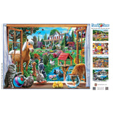 Family Time - Peeking Through 400 Piece Jigsaw Puzzle