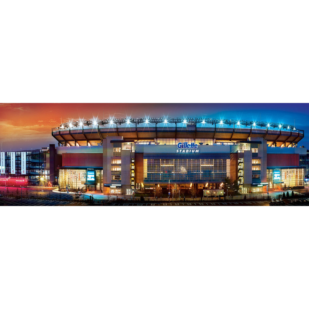 New England Patriots - Stadium View 1000 Piece Panoramic Jigsaw Puzzle