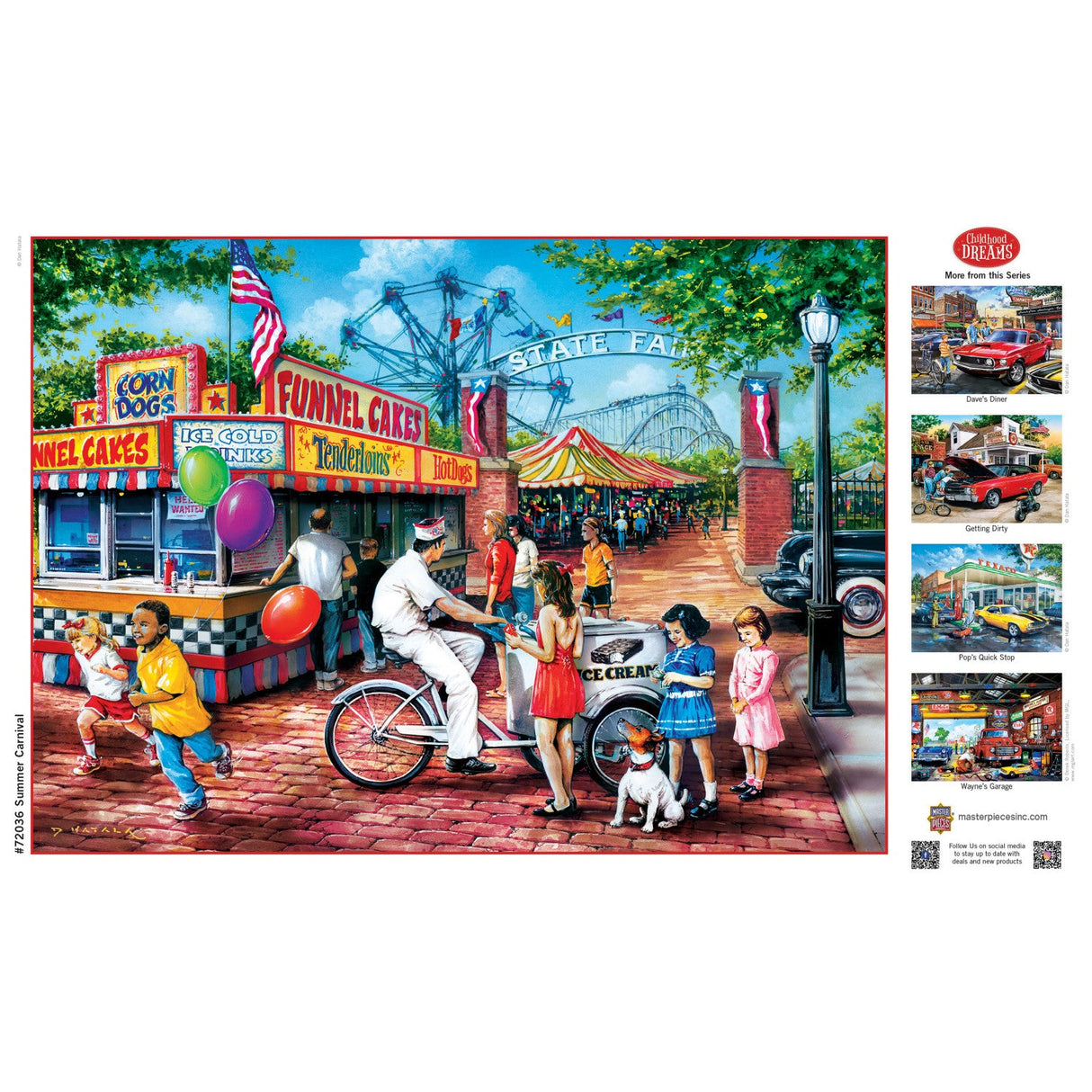 Childhood Dreams - Summer Carnival 1000 Piece Jigsaw Puzzle