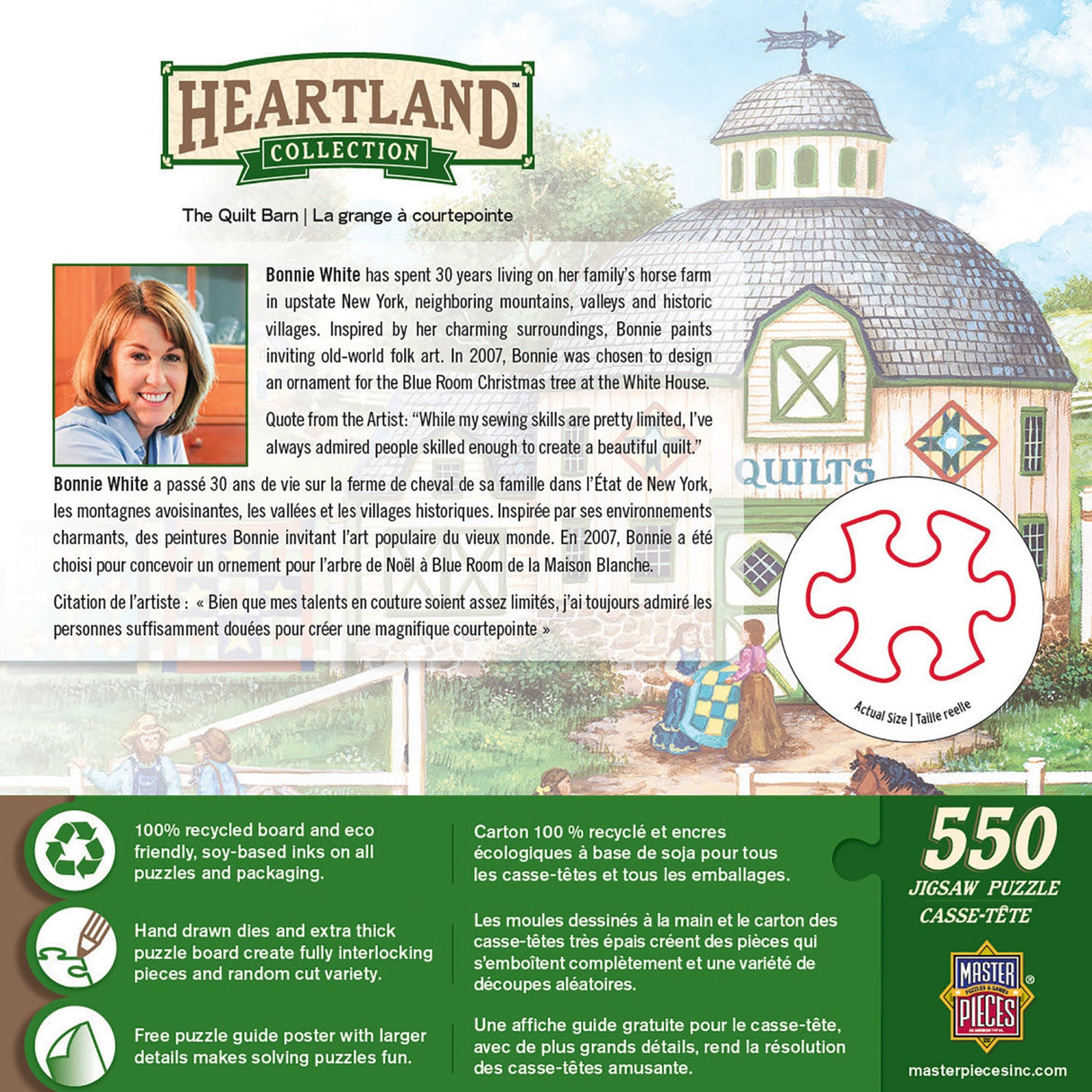 Heartland - The Quilt Barn 550 Piece Jigsaw Puzzle