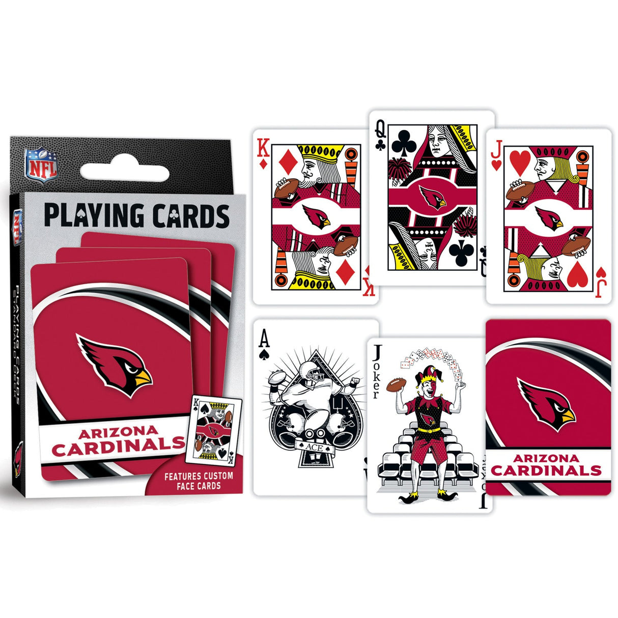 Arizona Cardinals Playing Cards - 54 Card Deck