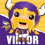 Viktor - Minnesota Vikings Mascot 100 Piece Jigsaw Puzzle