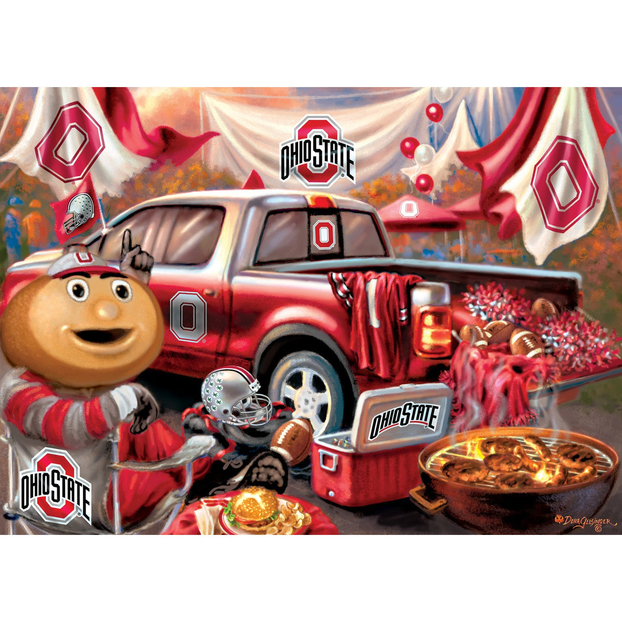 Ohio State Buckeyes - Gameday 1000 Piece Jigsaw Puzzle