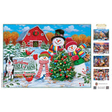 Season's Greetings - Tree Farm 1000 Piece Jigsaw Puzzle