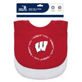 Wisconsin Badgers - Baby Bibs 2-Pack