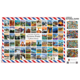 National Parks Travel Stamps 1000 Piece Jigsaw Puzzle