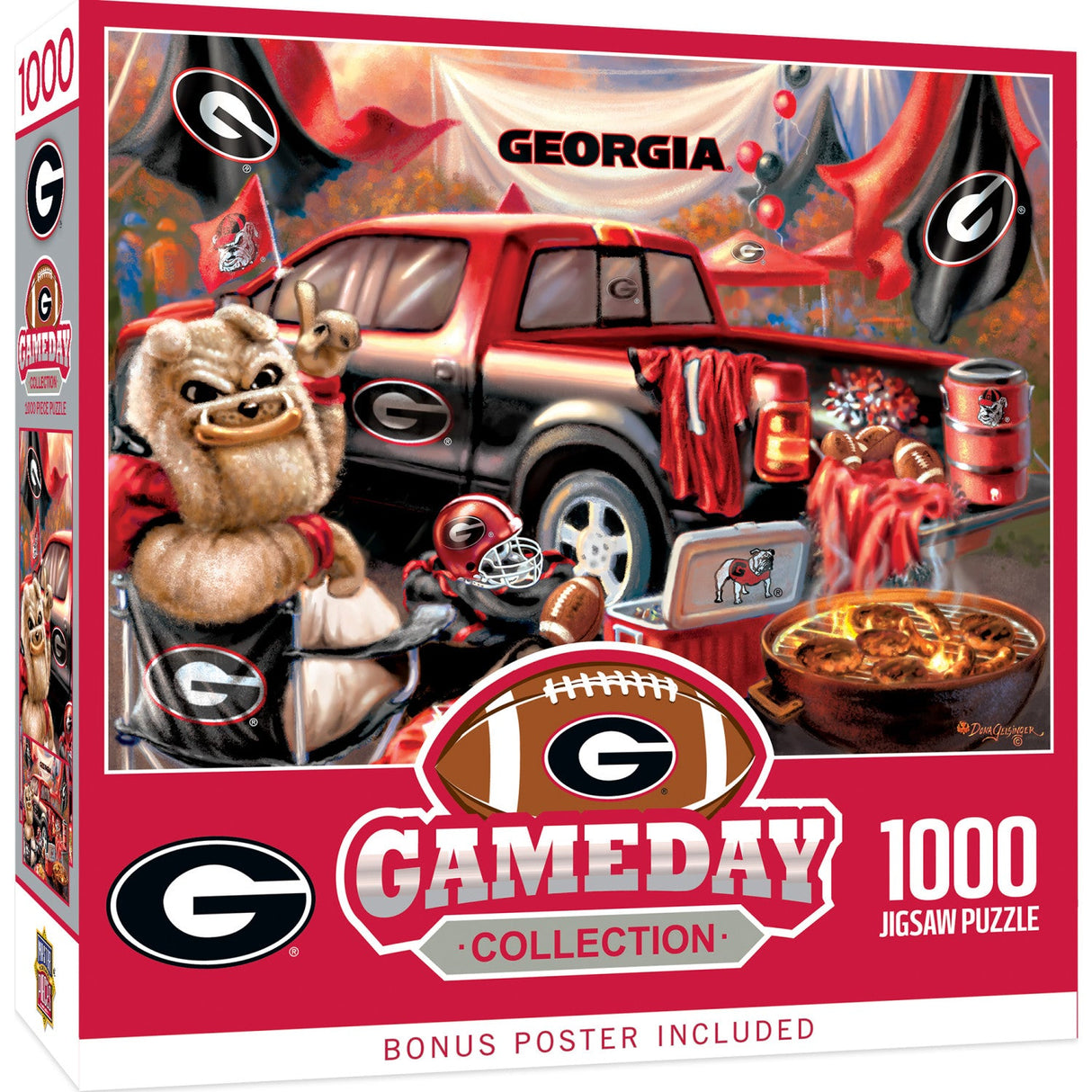 Georgia Bulldogs - Gameday 1000 Piece Jigsaw Puzzle