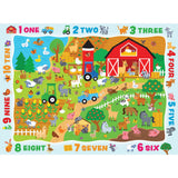 Hide & Seek - Counting on the Farm 48 Piece Jigsaw Puzzle