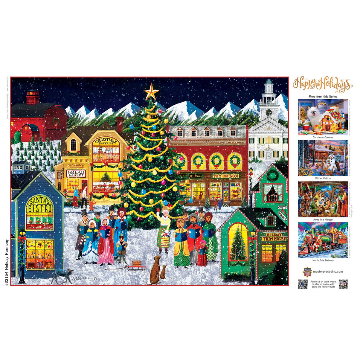 Happy Holidays - Holiday Harmony 300 Piece EZ Grip Jigsaw Puzzle