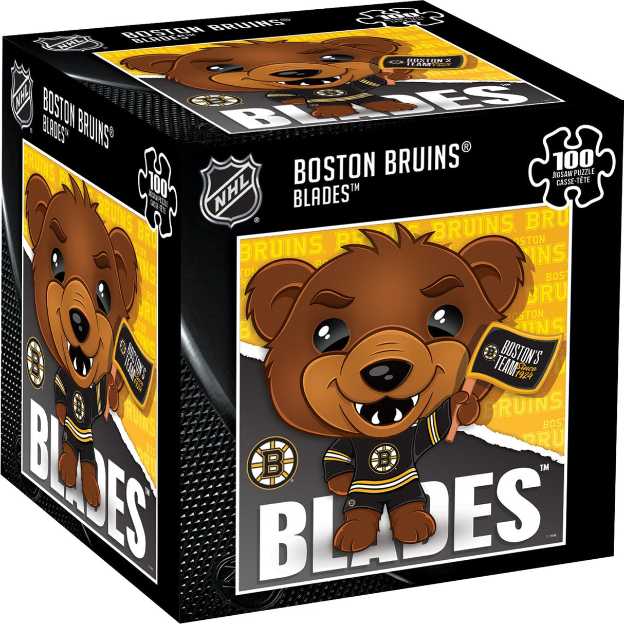 Blades - Boston Bruins Mascot 100 Piece Jigsaw Puzzle