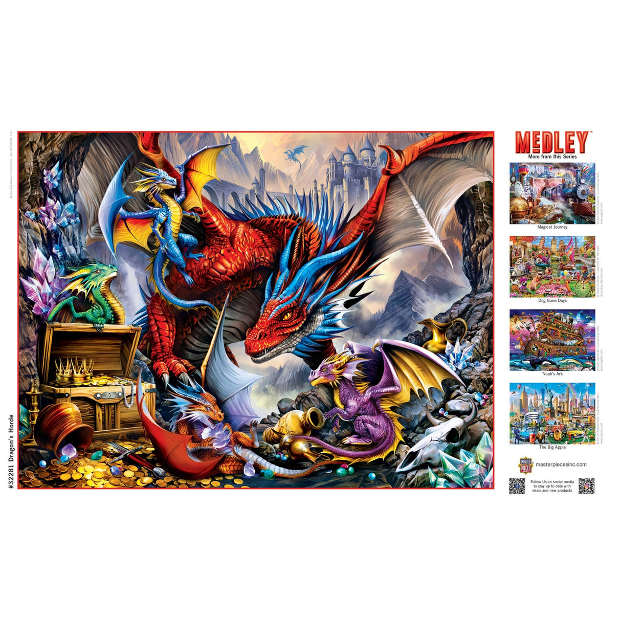 Medley - Dragon's Horde 300 Piece EZ Grip Jigsaw Puzzle