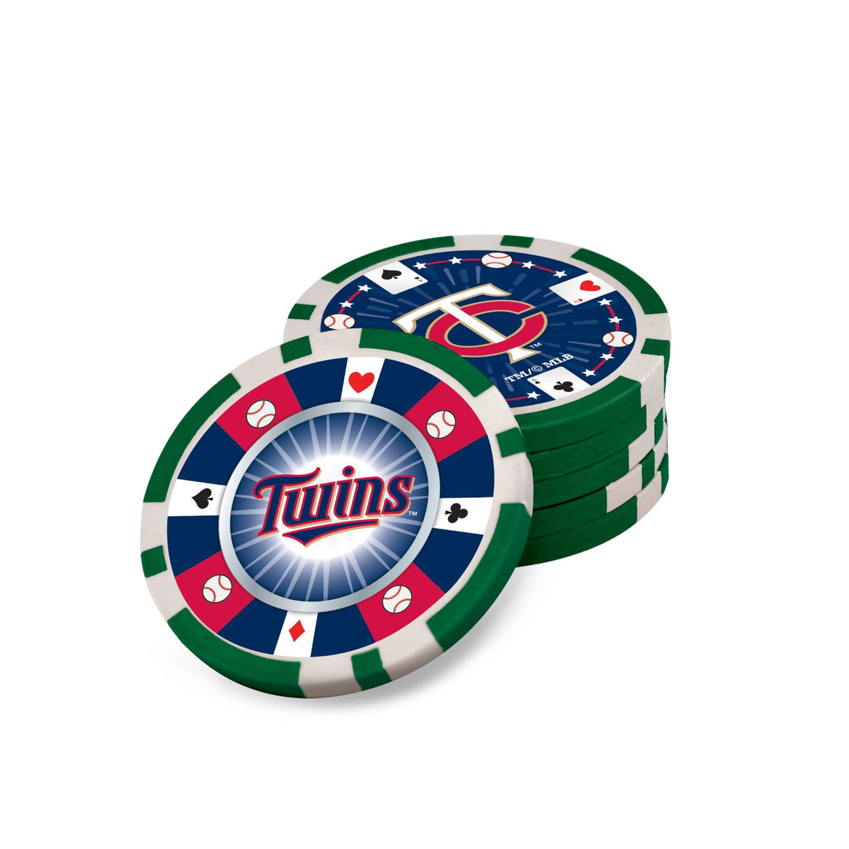 Minnesota Twins 300 Piece Poker Set